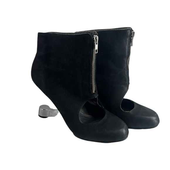 United Nude bootie Eamz Parka in black cut out futuristic art to wear sz 8.5 - Picture 3 of 14